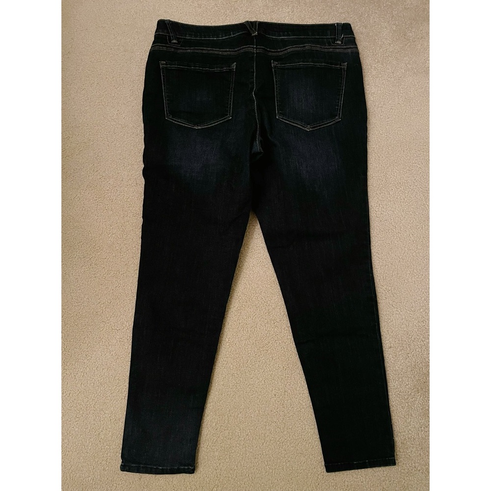 Wit & Wisdom Ab-solution High Rise Skinny Ankle Dark Wash Jeans (size 12) - Picture 4 of 5
